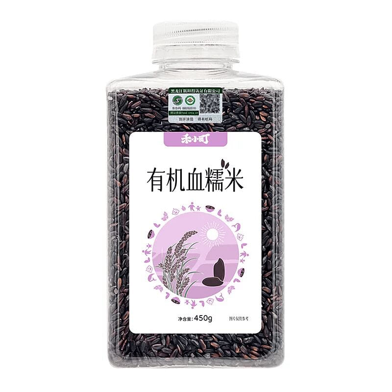 Hexiao Town organic blood glutinous rice 450g 450 g