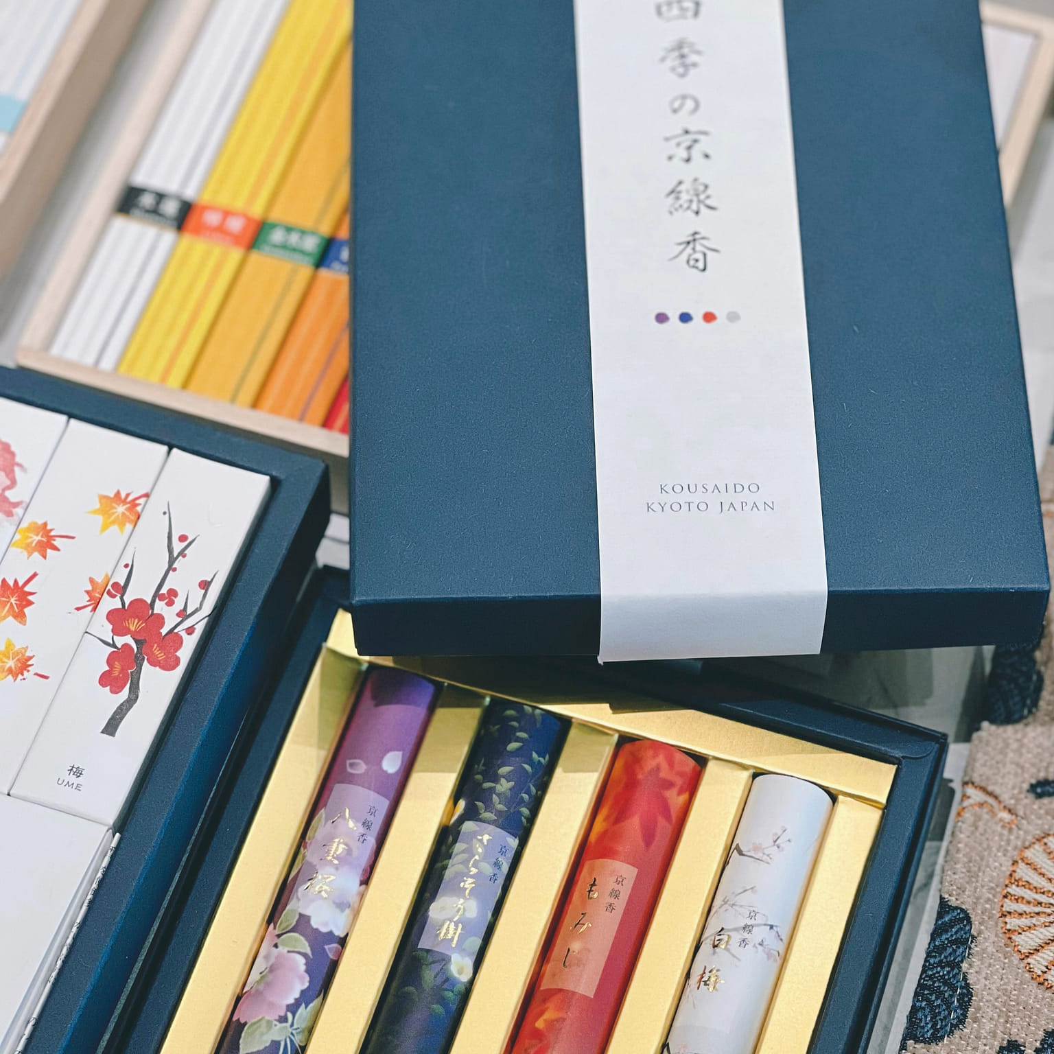 Japan Kyoto Four Seasons Incense set(Gift Box) 1 개입