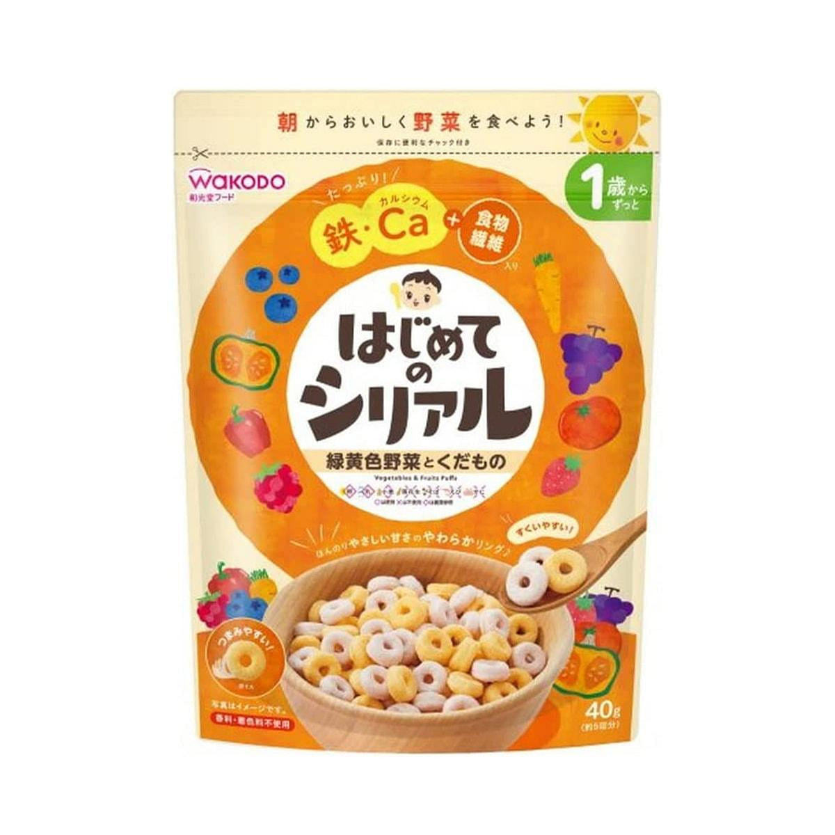 Wakodo Cereal Green Vegetables and Fruits 40g 1 개