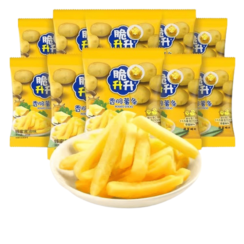 Crisp Rise Crispy French Fries 20g/pack Honey Butter Flavor Small Pack Snacks 20 그램