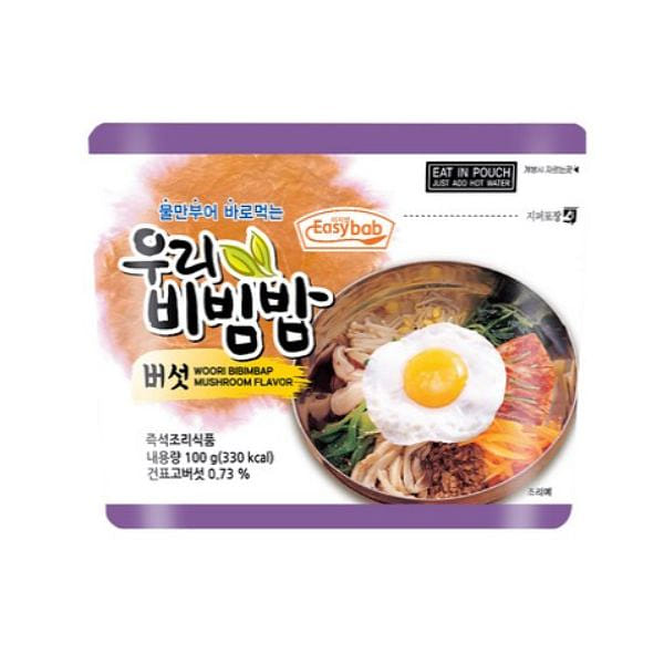 이지밥 전투식량 우리비빔밥 - 버섯 100 그램