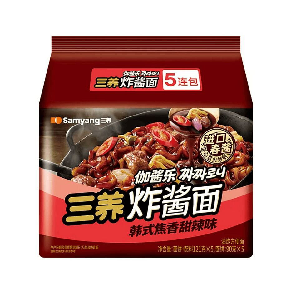 Samyang sweet & spicy jajang noodles 605g 605 g