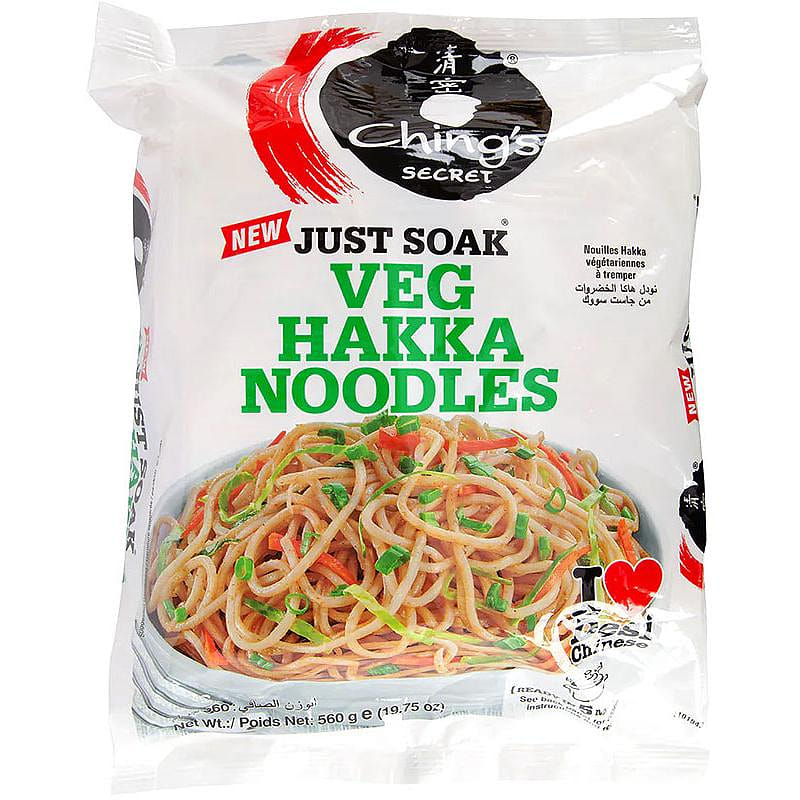 Ching's Secret Just Soak Veg Hakka Noodles - Economy Pack, 19.75 oz pack 19.75 ออนซ์