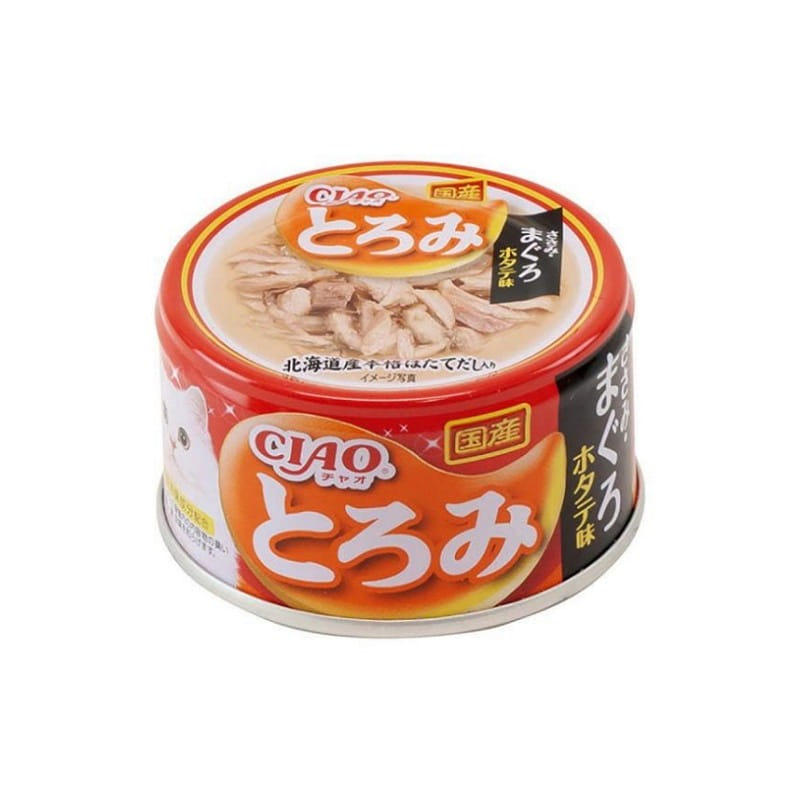 伊纳宝 猫咪浓汤零食罐头 金枪鱼&扇贝味 80g 1 份