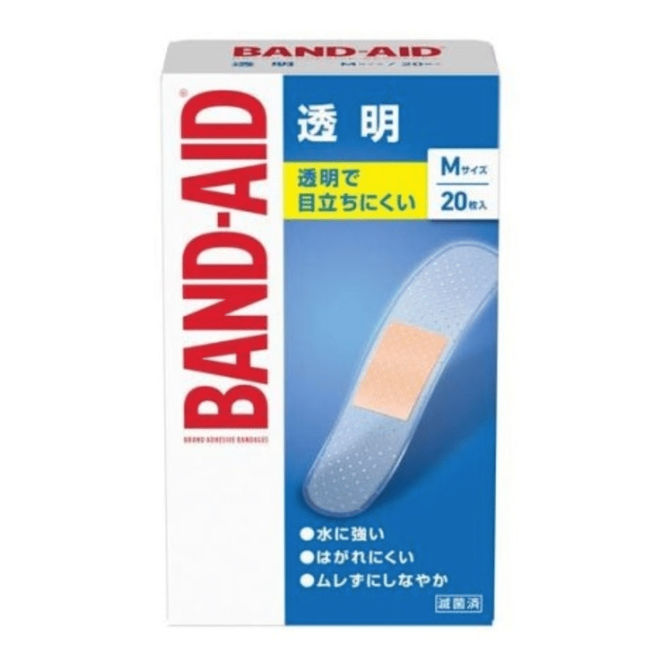 Band-aid transparent medium size 20 pieces 1 box