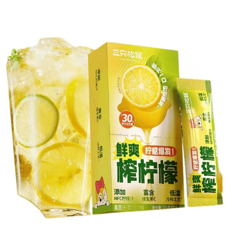 Three squirrels lemon juice 33gx7 sticks/box 231 g