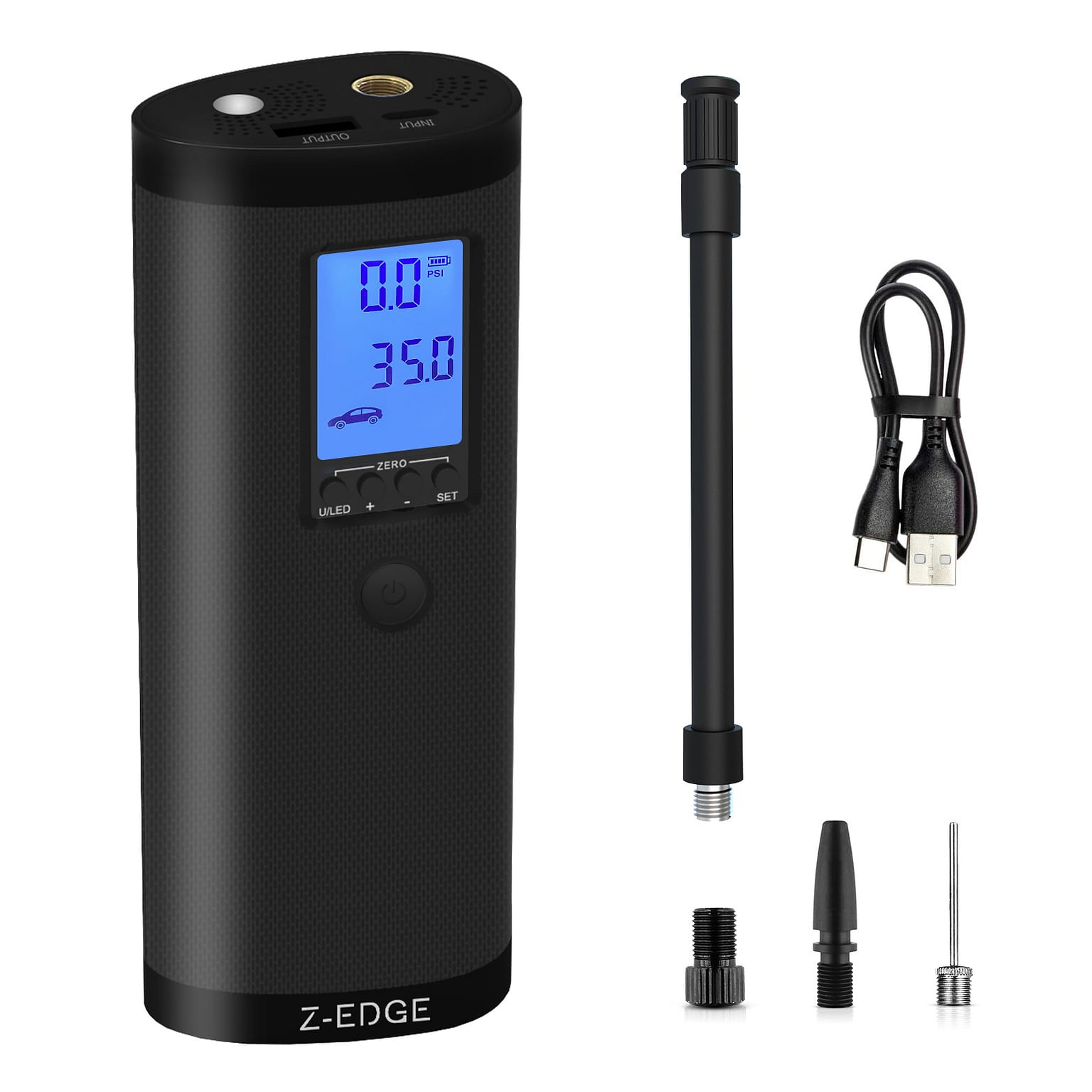 Z-EDGE ZAI03 Portable Power Bank & 150PSI Inflator 1 개