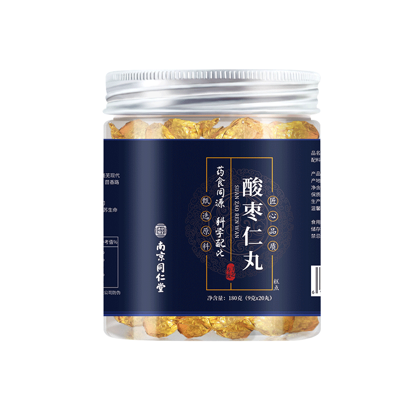 Nanjing Tongren Tang Suanzao Ren Pills calm the heart 180g/ bottle 180 그램