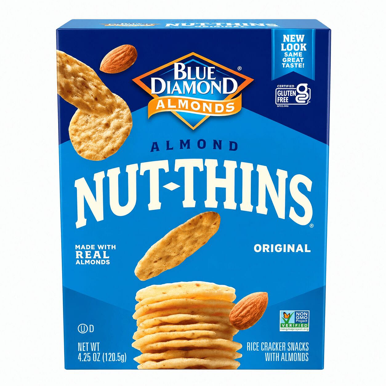 Almond Nut-Thins Rice Cracker Snacks with Almonds 1 박스