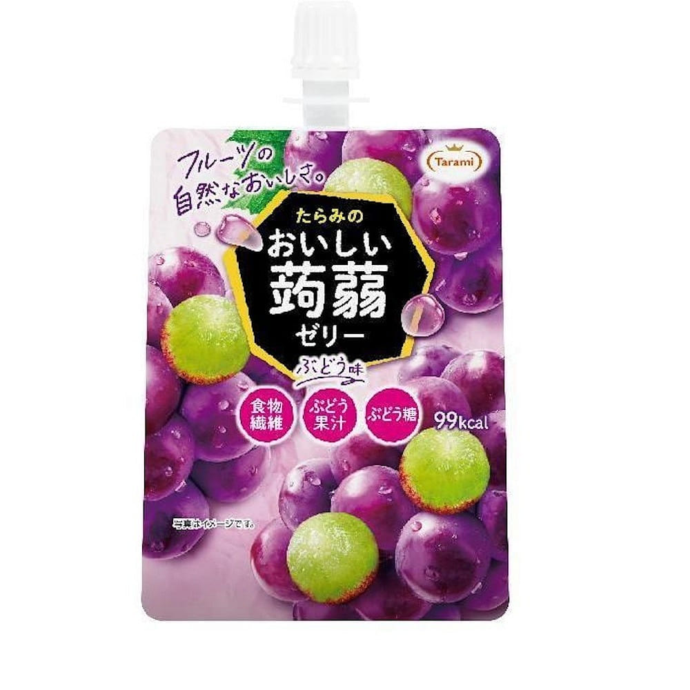 Tarami Konjac Juice Jelly Grape Flavor 150g 1 pack