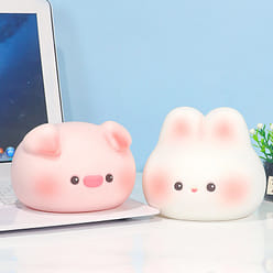 Cute Pet Dumpling Night Light Patting Lamp Creative Birthday Gift| Pig 1 each