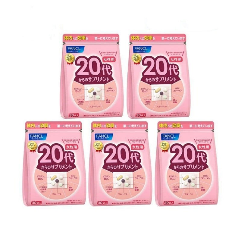 Fancl Supplement for Women in 20+ Old 30 Bags*5 1 개
