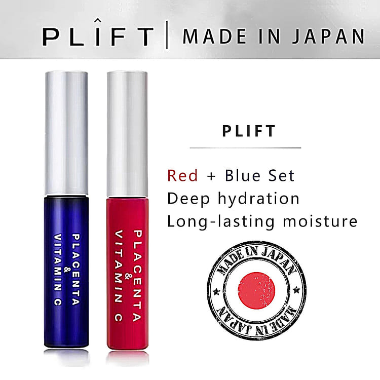 日本 PLIFTリップエッセンスセット*2 ほん 本 ( あか 赤 6ml+ あお 青