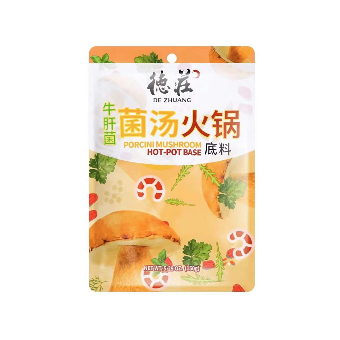 DeZhuang Porcini Mushroom Soup Hot-Pot Base 150 g