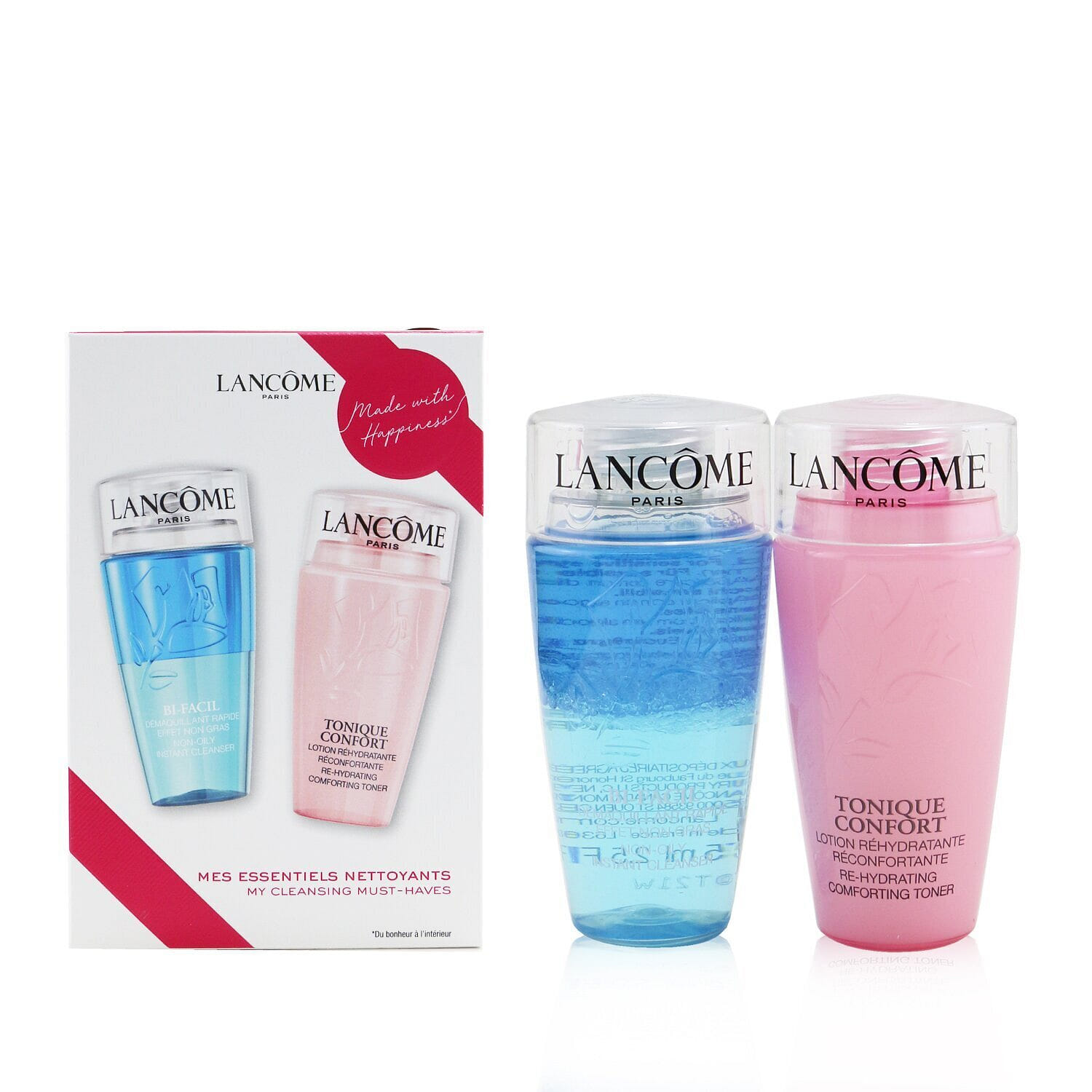 Lancome My Cleansing Must-Haves Set: Bi-Facil 75ml + Confort Tonique 75ml 2pcs 2 개