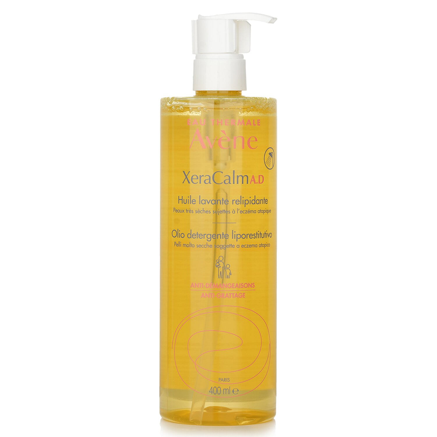 Avene XeraCalm A.D Lipid-Replenishing Cleansing Oil 400ml 400 มิลลิลิตร