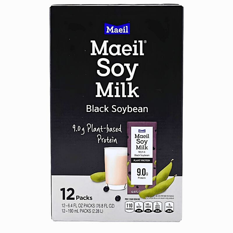 [Maeil] Black Soybean Milk - 190ml x 12 Pack 1 each