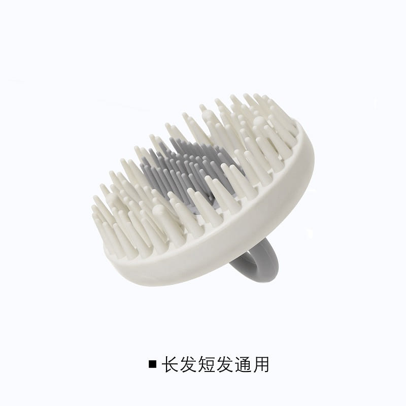 FaSoLa Home Shampoo Brush Massage Wet & Dry Detachable White Grey 1 อัน