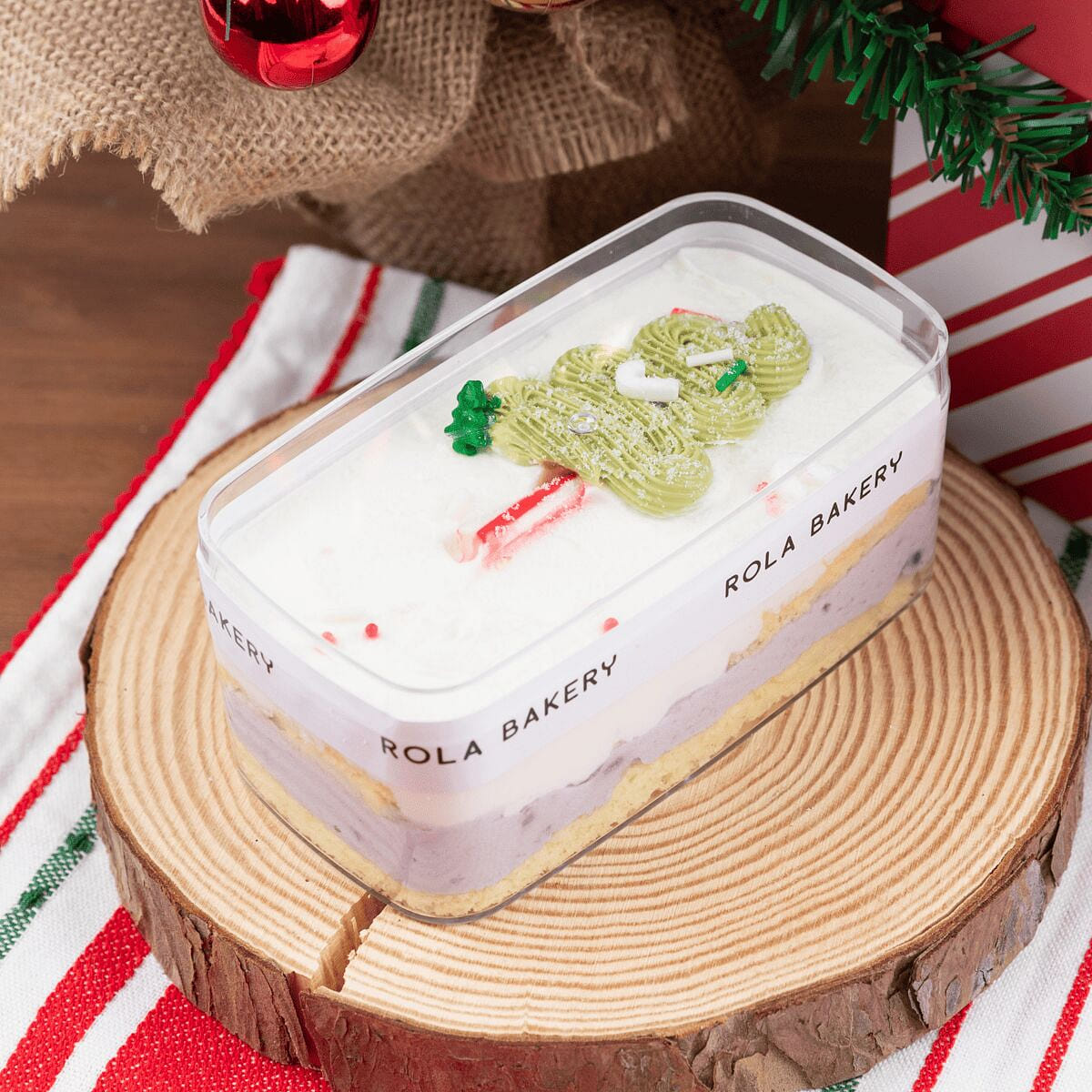 Taro Milk Box Cake 1pc 1 each