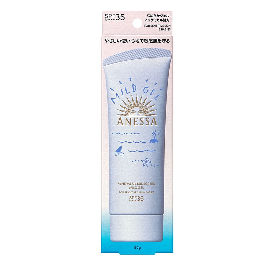 ANESSA Mineral UV Sunscreen Mild Gel SPF35 PA+++ 90 그램