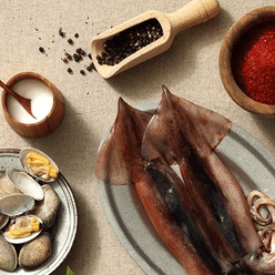 [Korea Direct ] Gyodong Squid Radish Soup 500g, 4 packs 2000 g