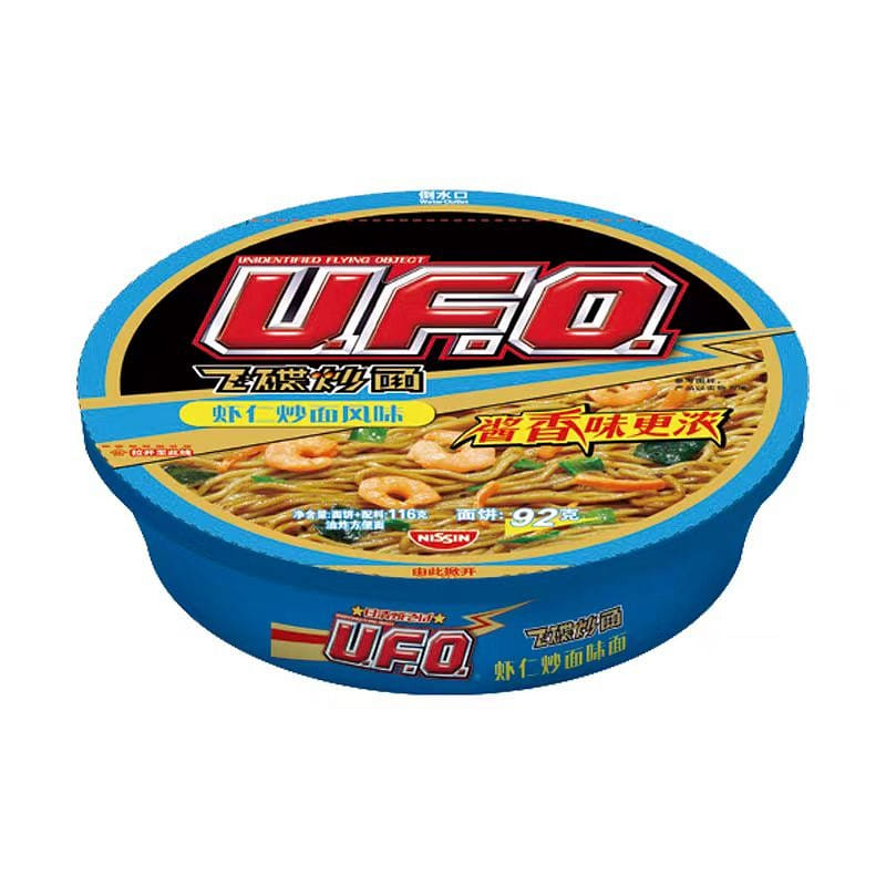 NISSIN UFO Shrimp fried noodles flavor instant noodles 116g*1 bowl 116 그램