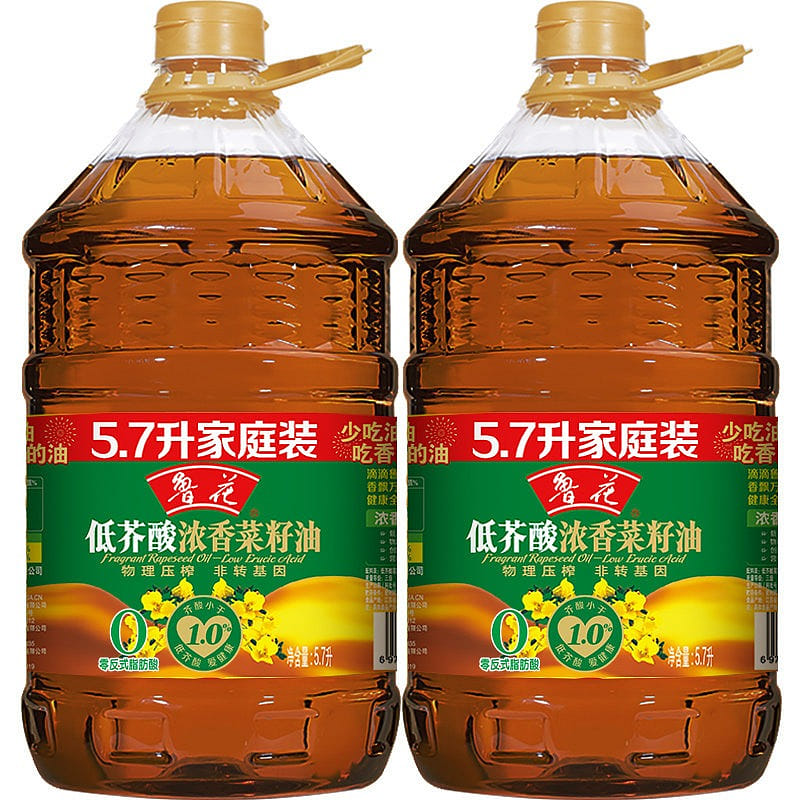Luhua low erucic acid strong aroma rapeseed oil 11400 ml
