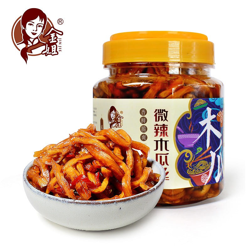 Guangxi Hengxian Specialty Jinjie Shredded Papaya 400 กรัม