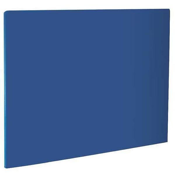 Cutting Board, 20 in. L, Blue, Polyethylene 2 lb