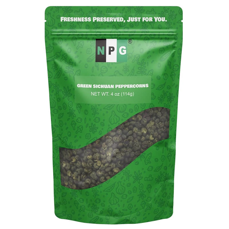 NPG Green Sichuan Peppercorns Whole 4 Oz 114 그램