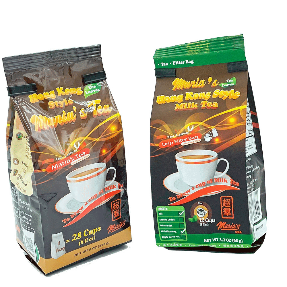 Maria's [2-Pack] Hong Kong Style Milk Tea Original + Drip Filter Bag - 1 개
