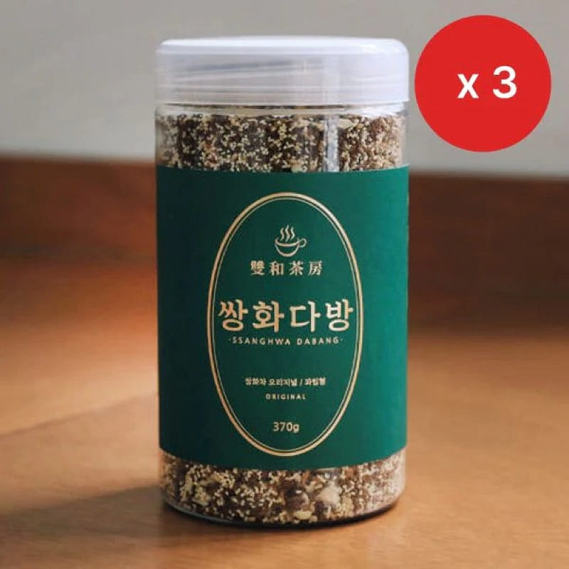 [묶음할인] 쌍화다방 수제 쌍화차 - 오리지널(370g, 그린) X 3세트 3 개입