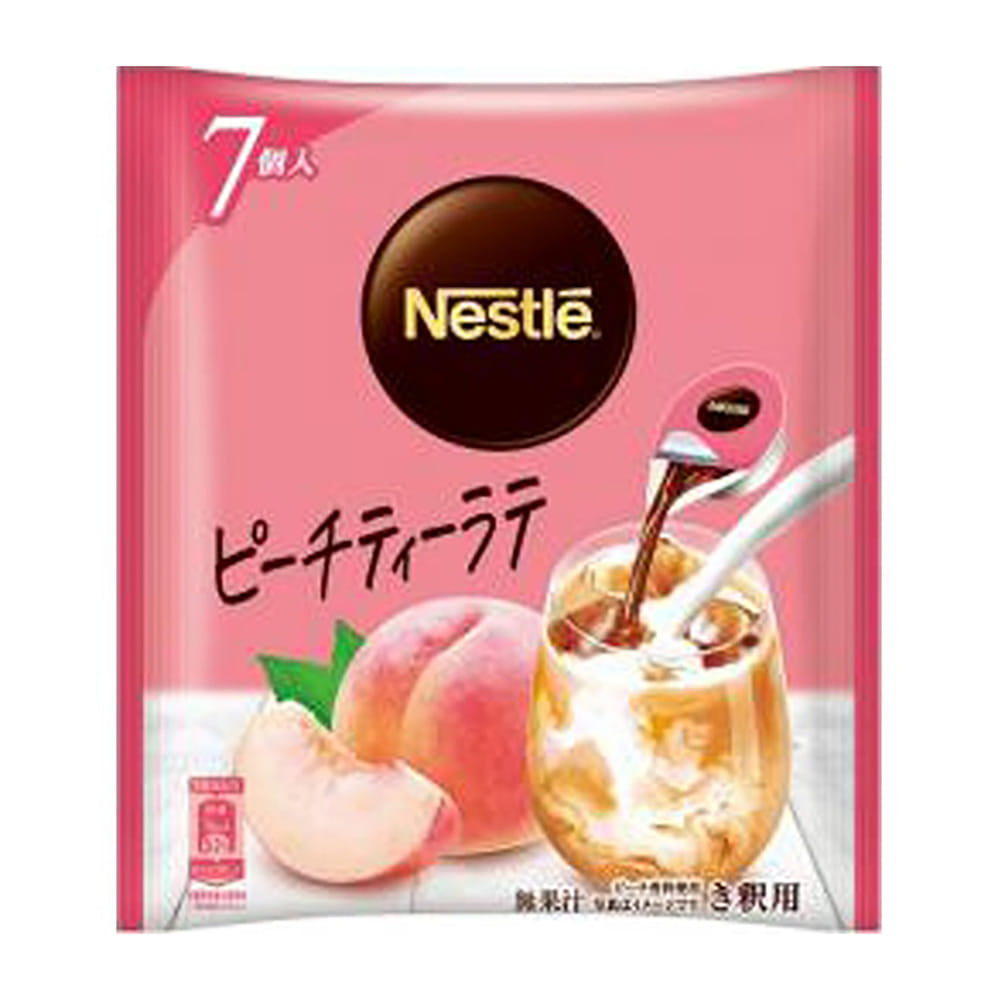 Nestle Peach Tea Latte Concentrated Capsule 7p 1 count