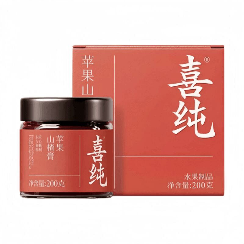 喜纯 苹果山楂膏冲饮200g*1罐 200 克