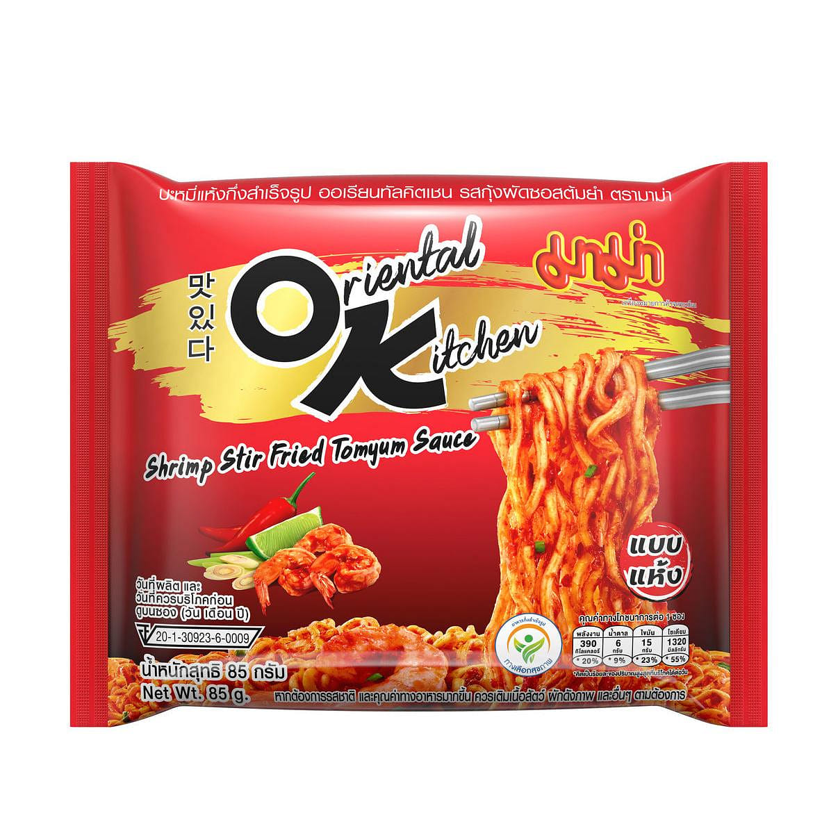 Mama Instant Noodles Shrimp StirFried Tomyum Sauce 1 개