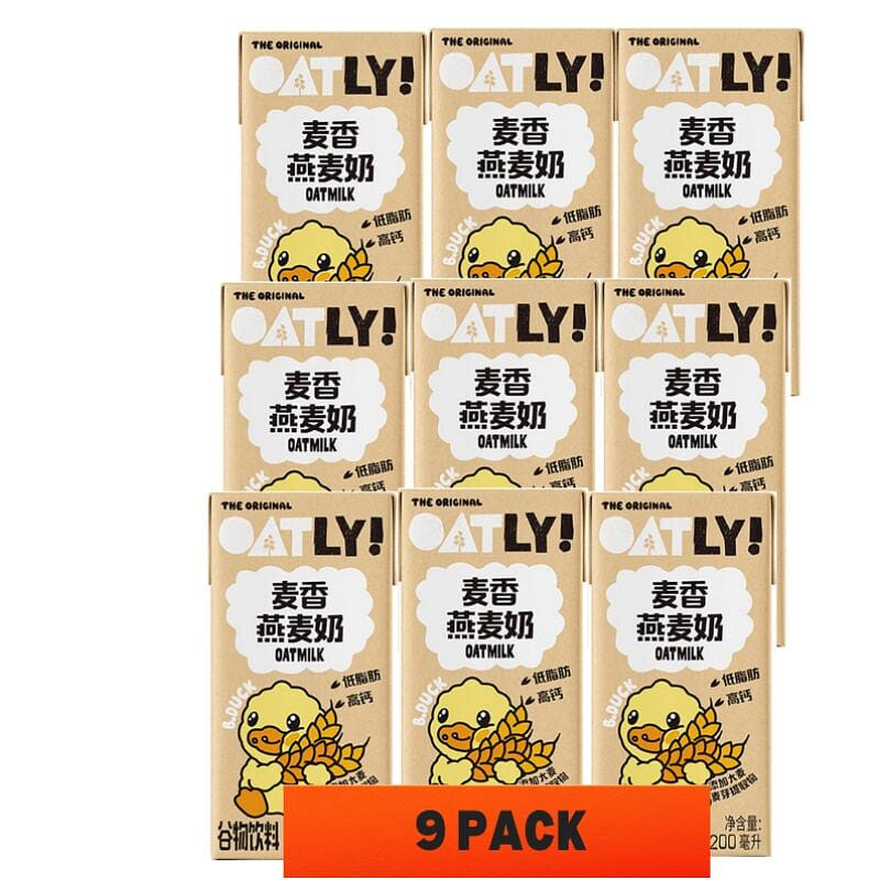 OATLY Wheat Fragrance Oat Milk 200ml*9packs 200 밀리리터