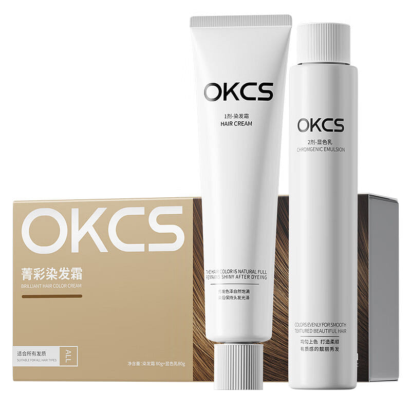OKCS Hair Color Cream-Flaxen 1 box