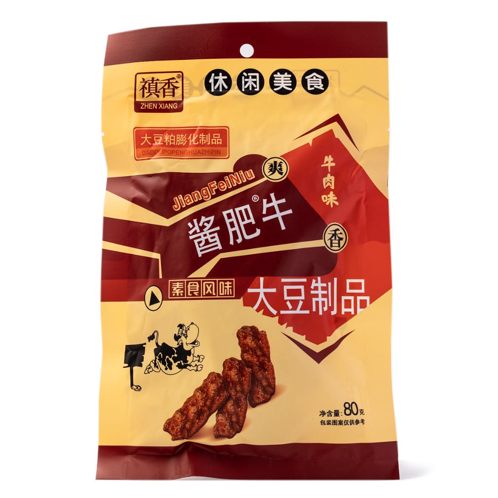 Zhen Xiang 말린 콩고기 소고기 맛 80 그램