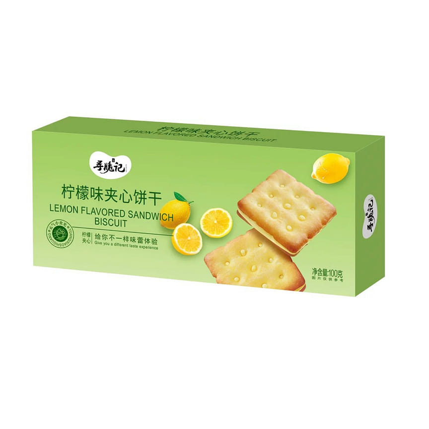 Xun Cui Ji Lemon Flavor Biscuits 100 g - Weee!