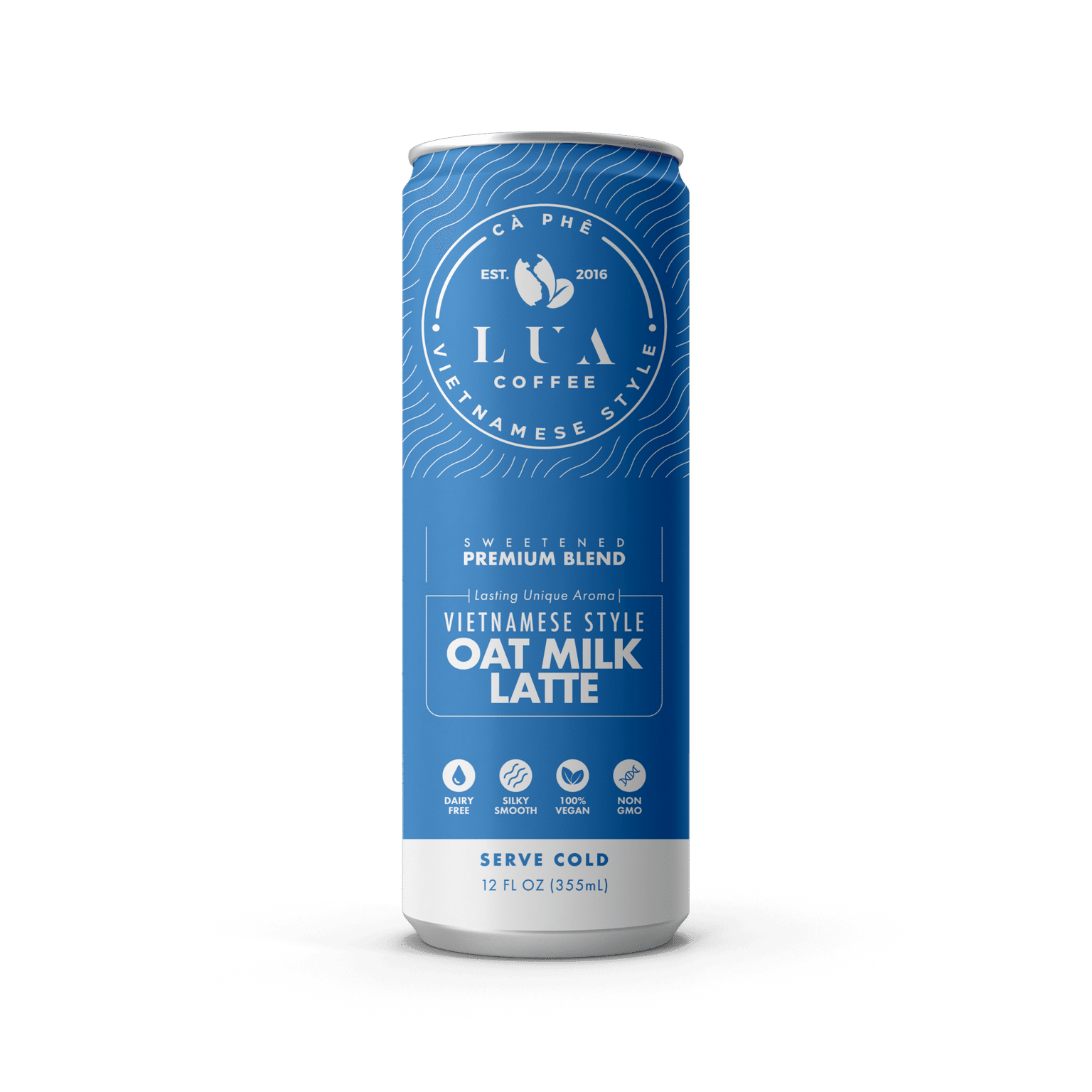 Lua Coffee - Oat Milk Latte 12 액량 온스