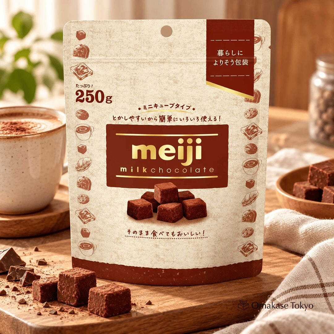 Meiji Milk Chocolate Mini Cubes 250g (10pcs) 5.73 lb