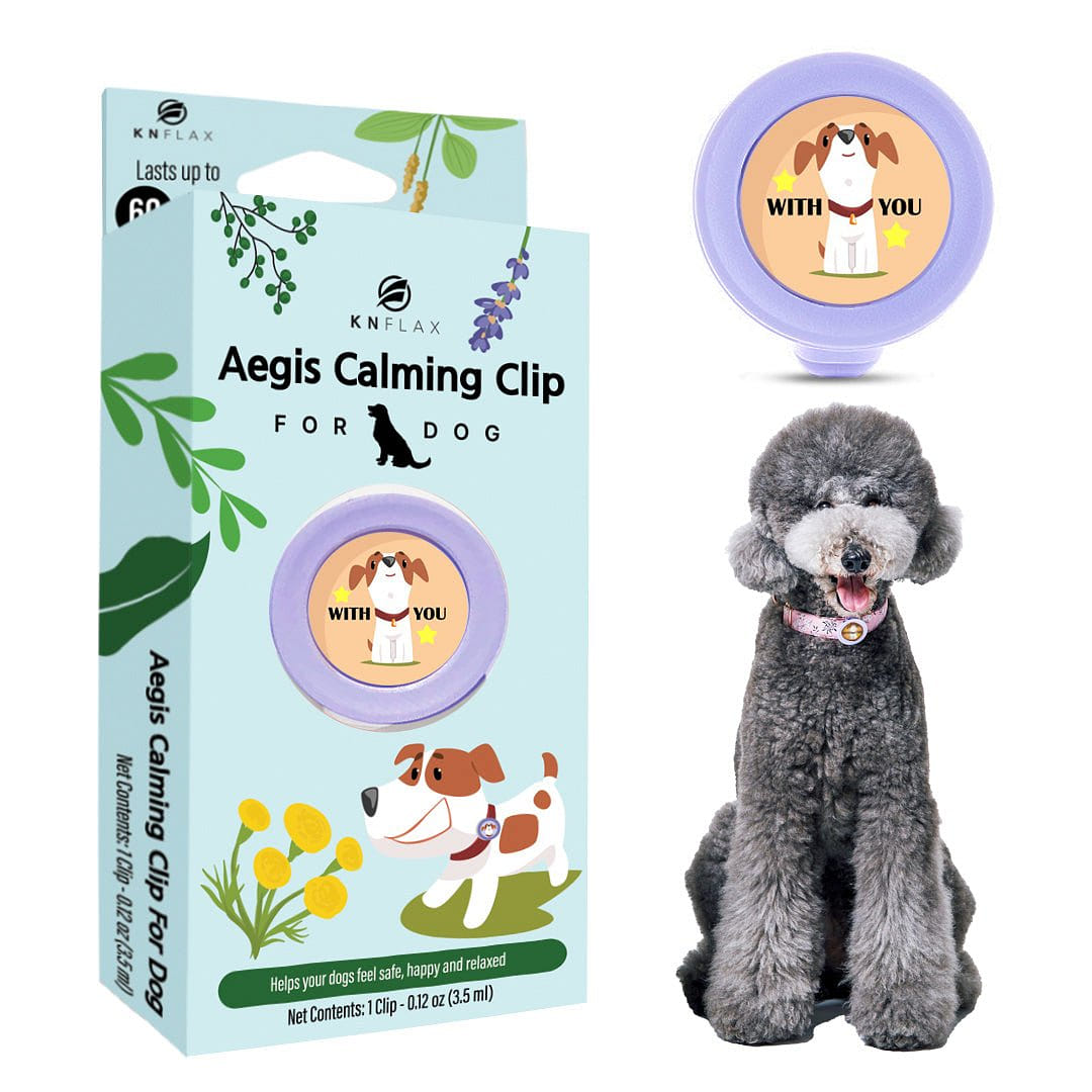 Aegis Calming Clip for Dog | 100% Natural Oil Helps your Dogs feel Safe With You 4 파운드