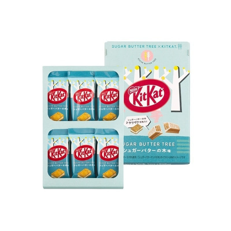 KitKat Mini Sugar Butter Tree Flavor 6 Pieces 1 케이스