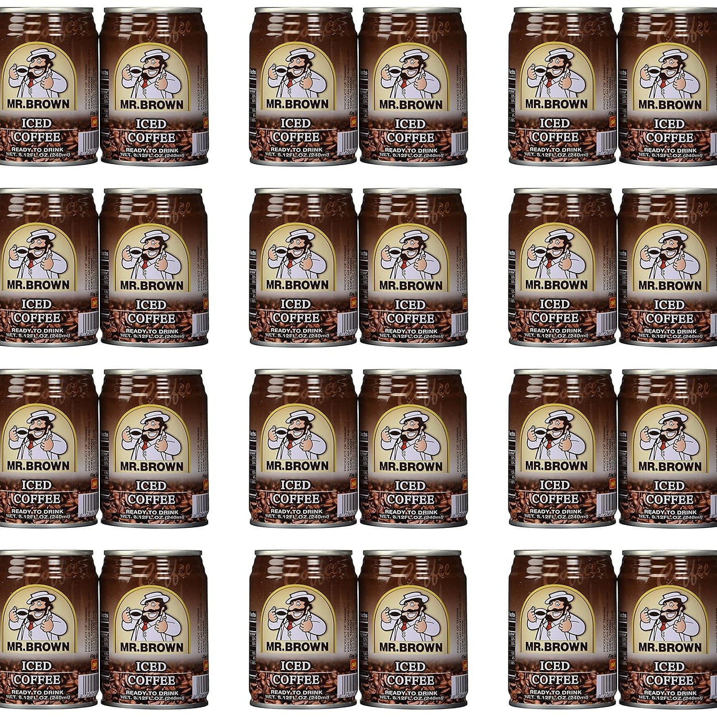 Mr. Brown Iced Coffee, 8.12 Fl oz (Pack of 24) 8.12 ออนซ์