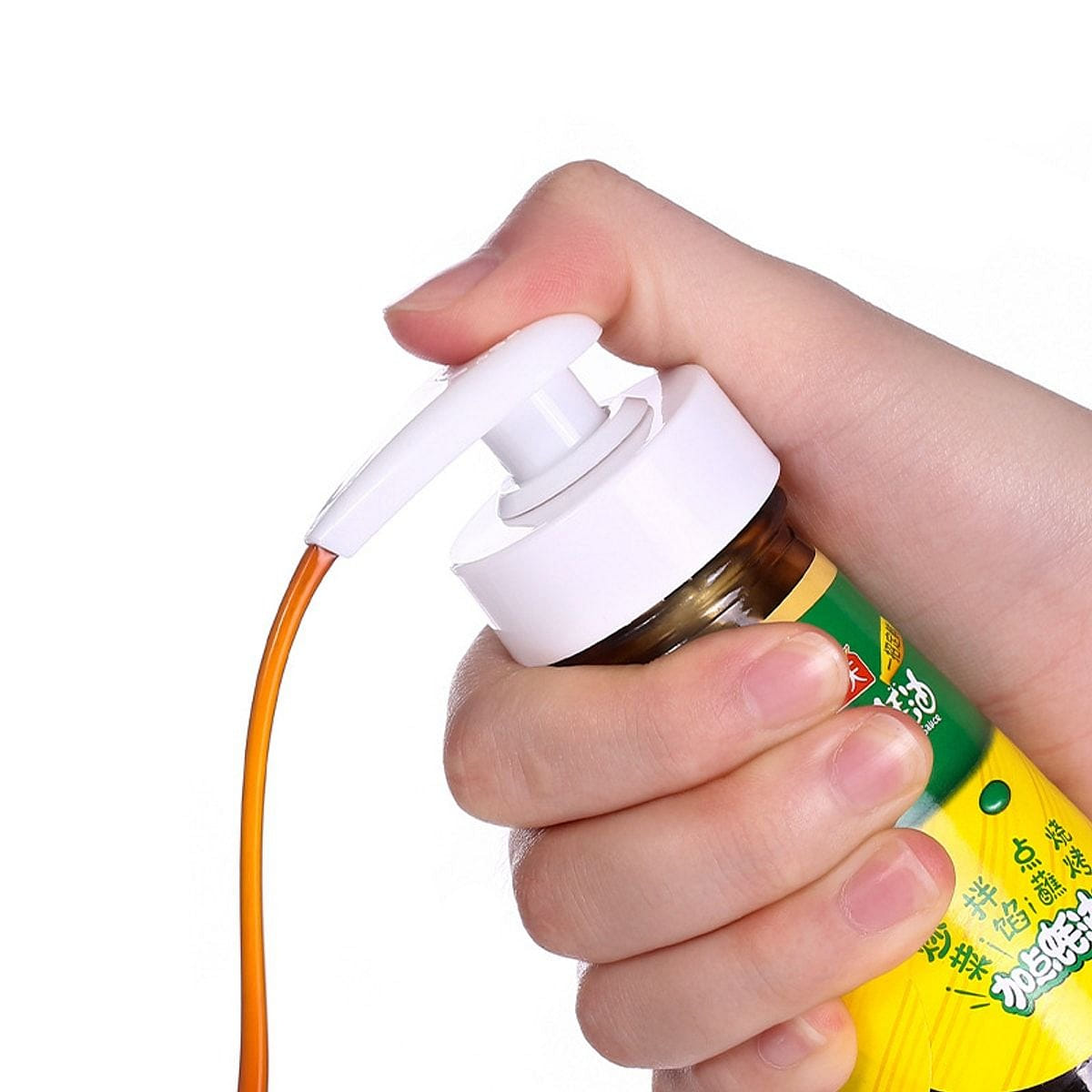 Oyster Sauce Bottle Press Nozzle Seasoning Sauce Squeezer Oil Consumption 1 count