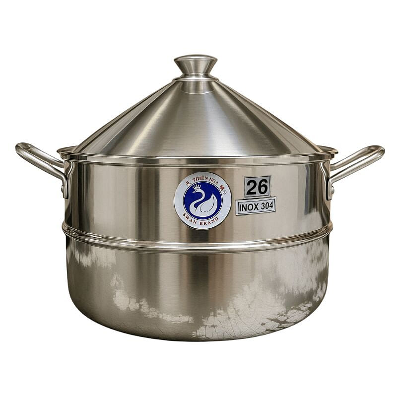 Swan Banh Cuon Steamer 26cm (SUS 304) 1 개