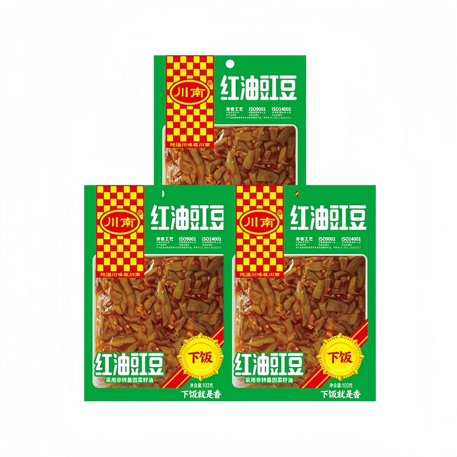 Spicy Long Beans in Red Oil [103g*3 bags] 309 g