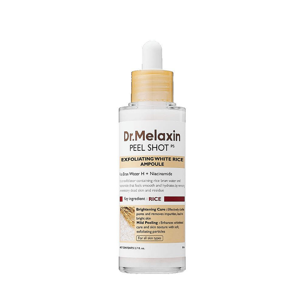 [Dr.Melaxin] Peel Shot White Rice Peeling Ampoule 80 ml