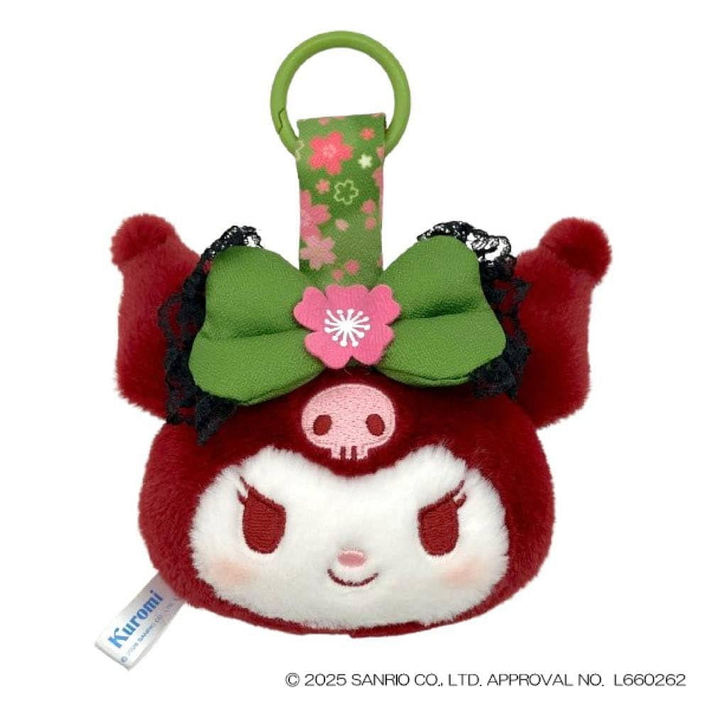Sanrio Matcha Kuromi Plush Keychain 1 each