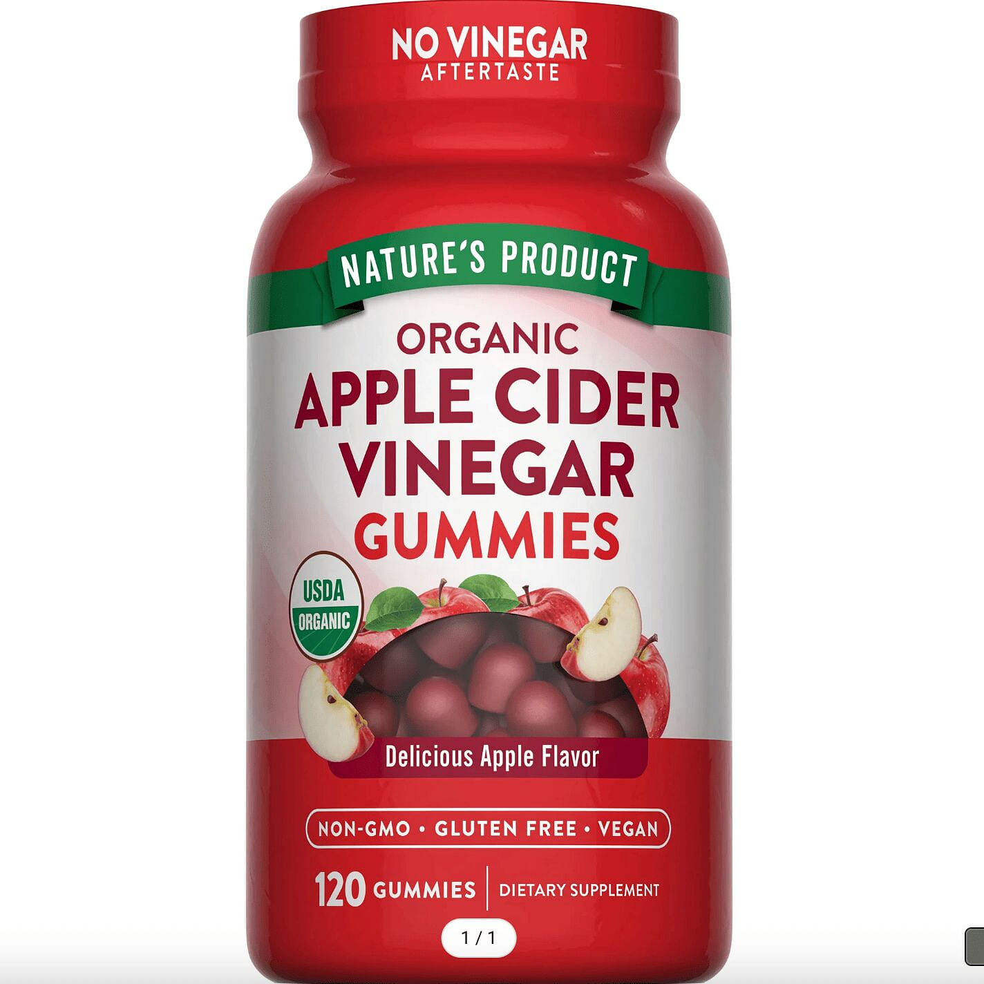 Apple Cider Vinegar (Delicious Apple) (Organic) 1 bottle
